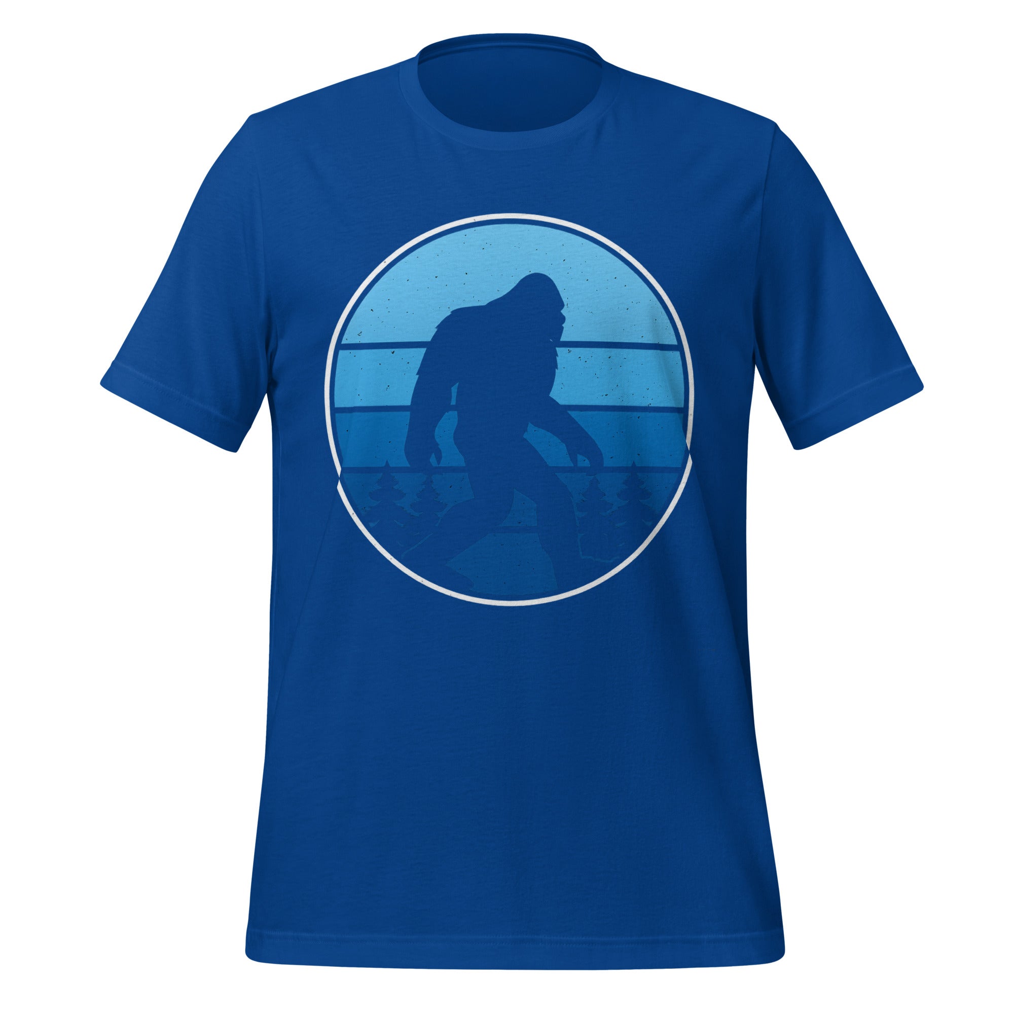 Kentucky Bigfoot T-Shirt | Blue Forest Silhouette Glow | Classic