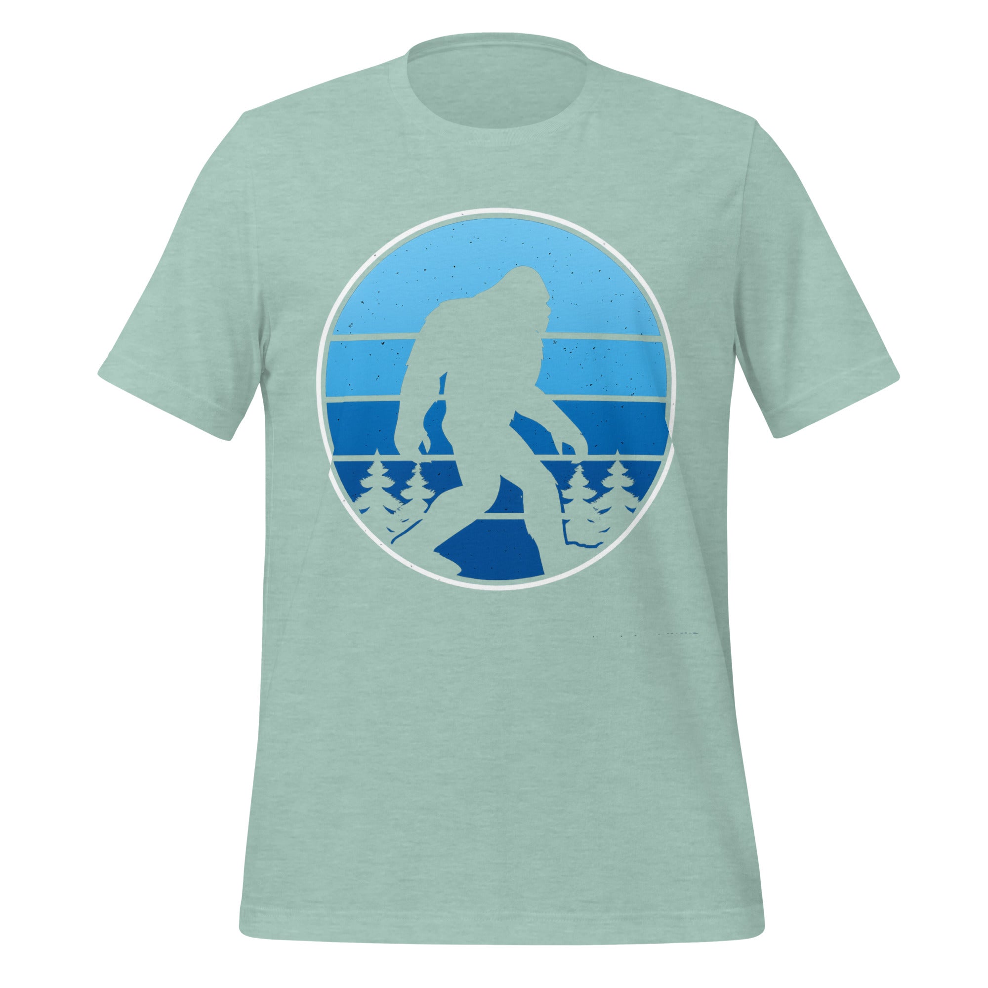 Kentucky Bigfoot T-Shirt | Blue Forest Silhouette Glow | Classic