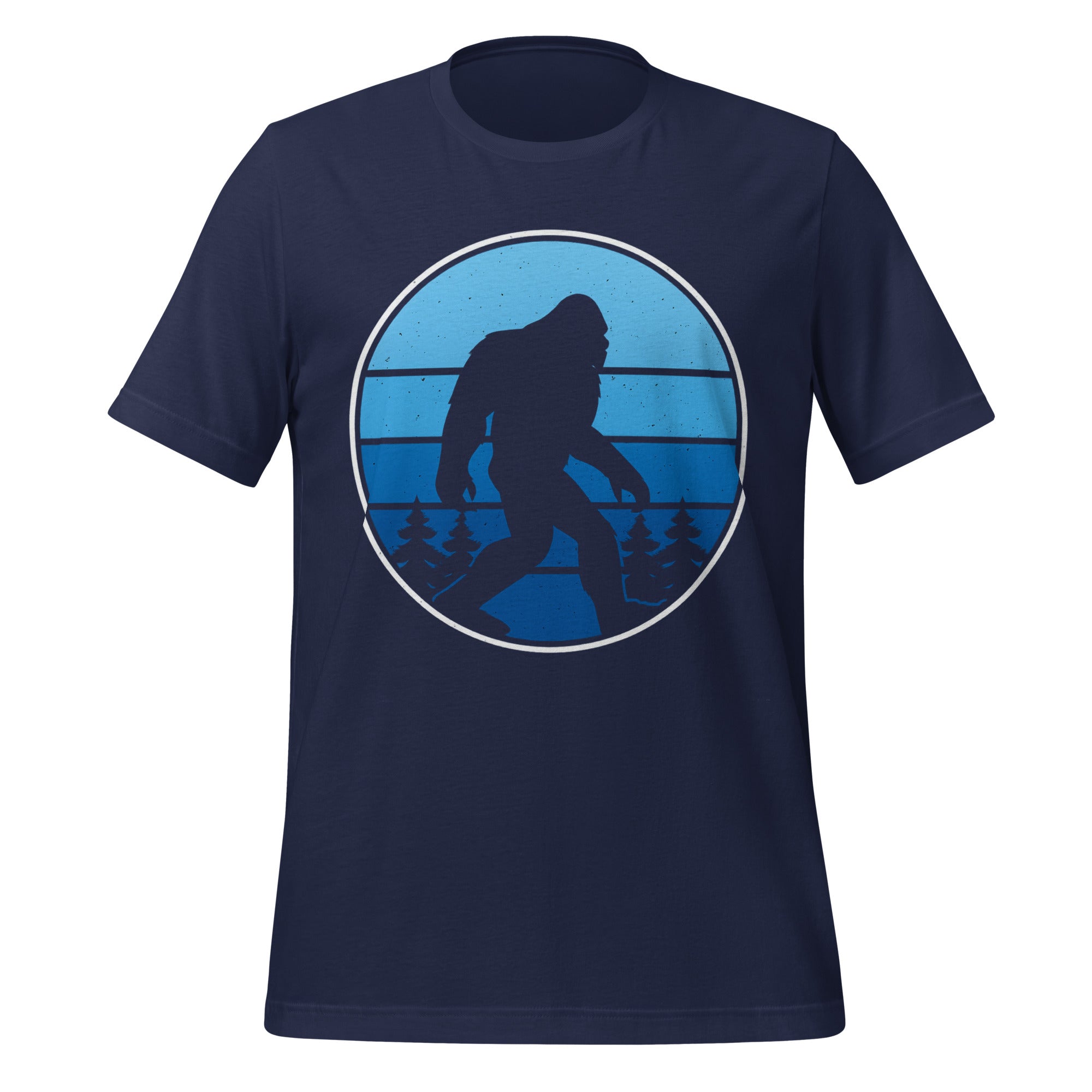 Kentucky Bigfoot T-Shirt | Blue Forest Silhouette Glow | Classic