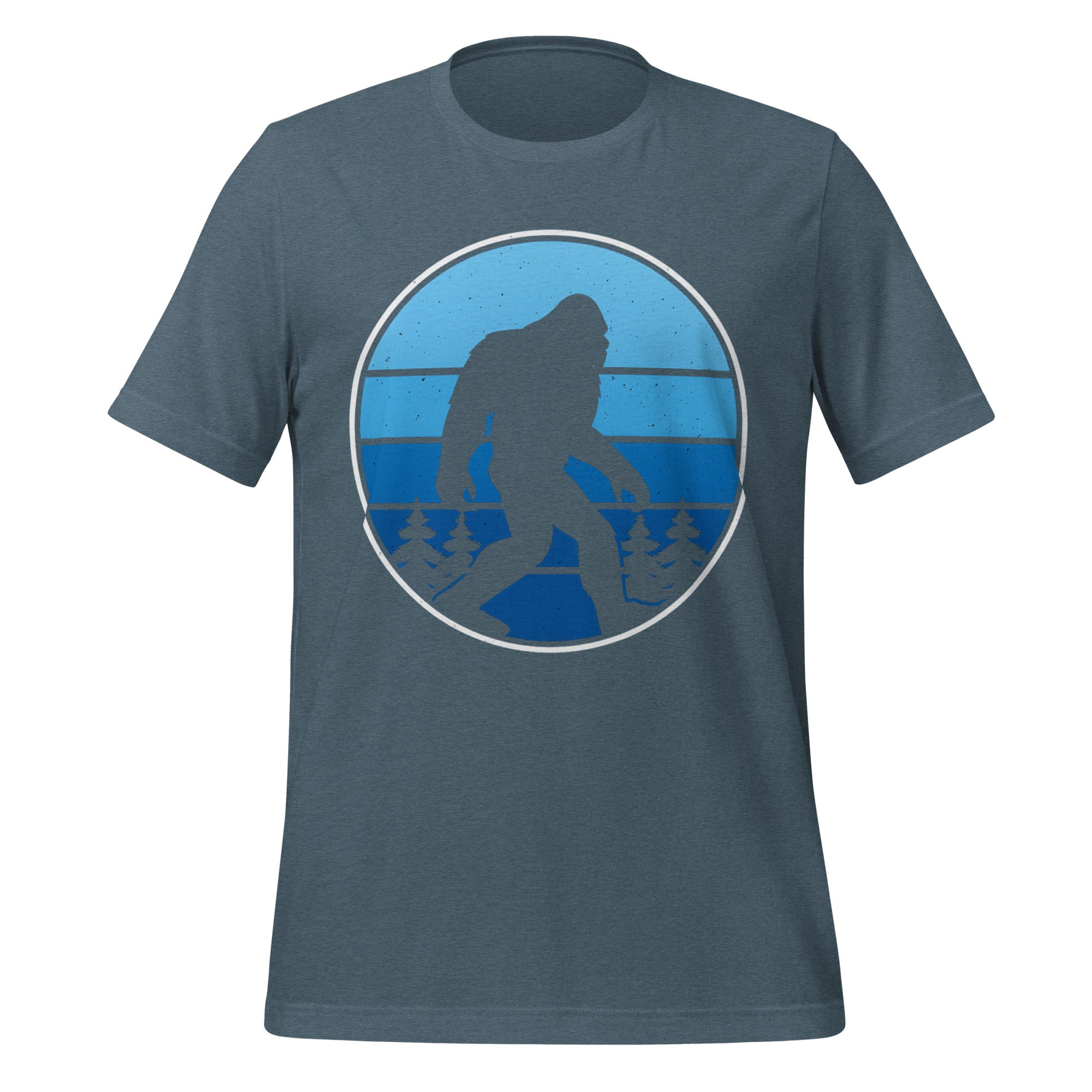 Kentucky Bigfoot T-Shirt | Blue Forest Silhouette Glow | Classic