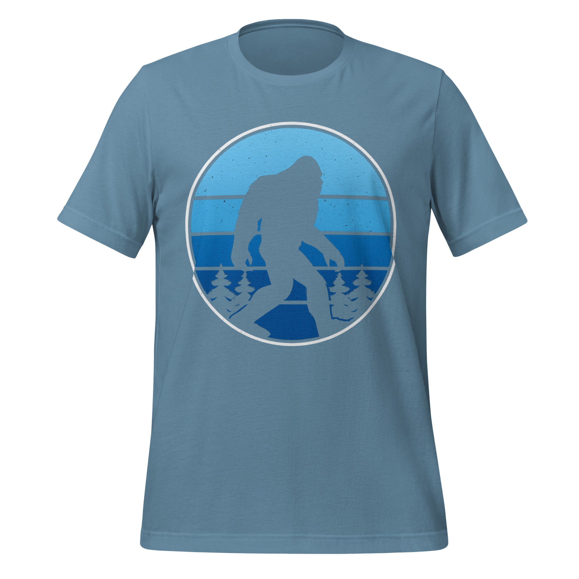 Kentucky Bigfoot T-Shirt | Blue Forest Silhouette Glow | Classic