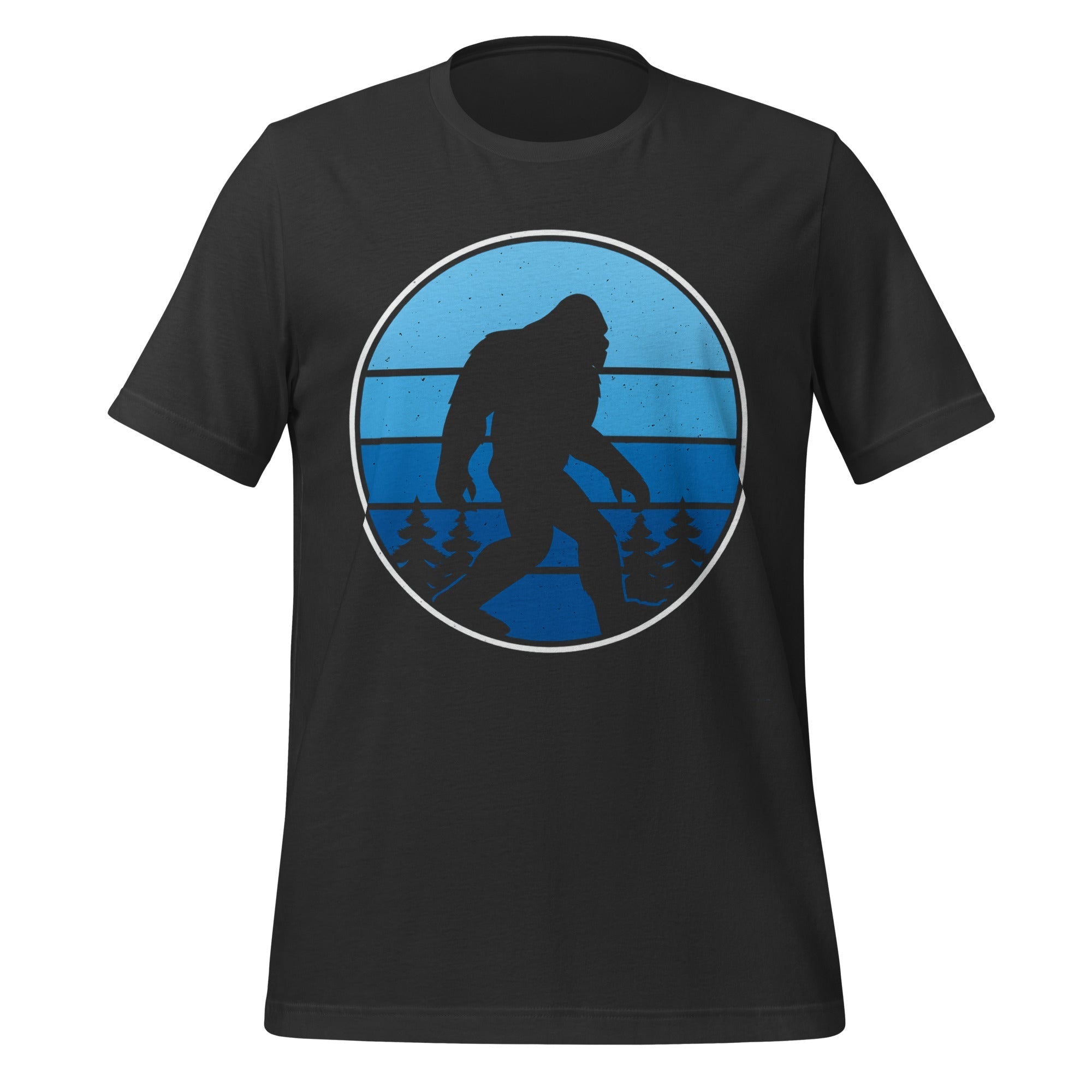 Kentucky Bigfoot T-Shirt | Blue Forest Silhouette Glow | Classic