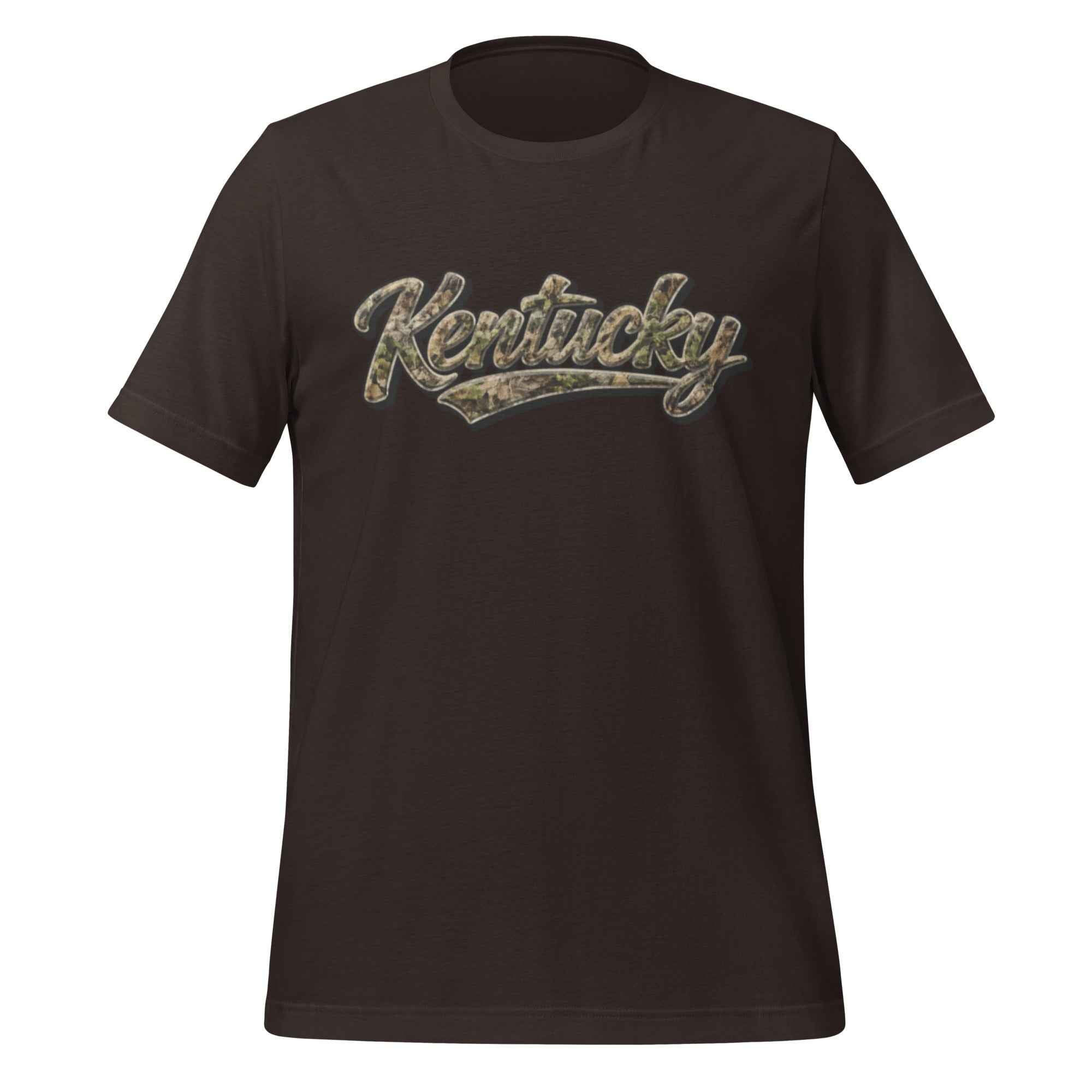 Kentucky Camo Shirt | Outdoor Script Design | Classic Cotton