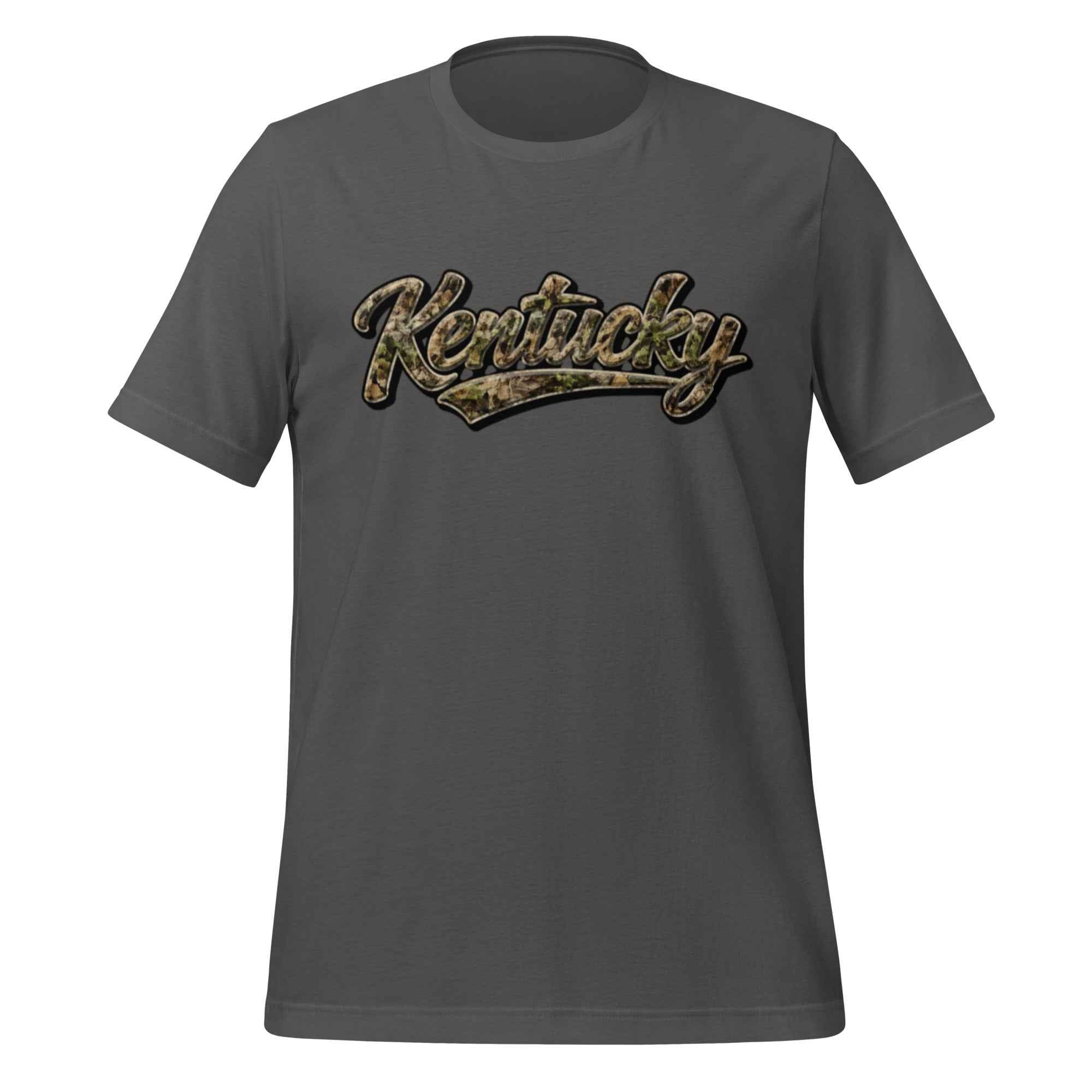 Kentucky Camo Shirt | Outdoor Script Design | Classic Cotton