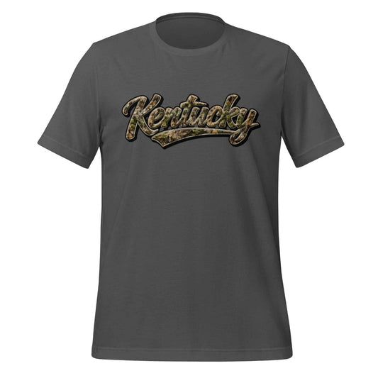 Kentucky Camo Shirt | Outdoor Script Design | Classic Cotton