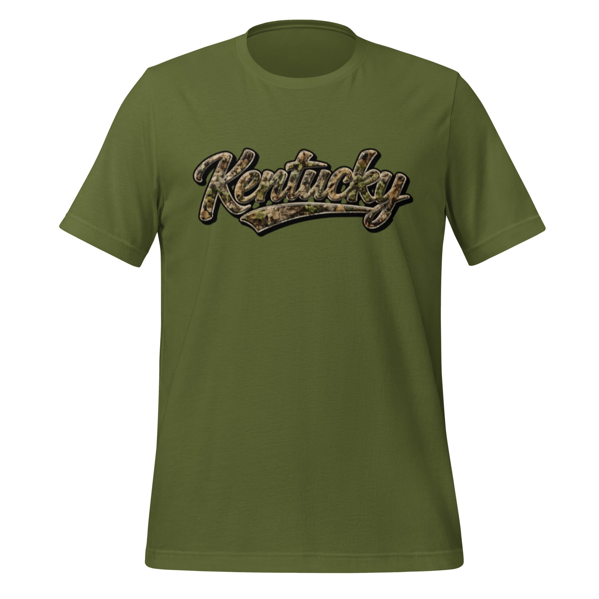 Kentucky Camo Shirt | Outdoor Script Design | Classic Cotton