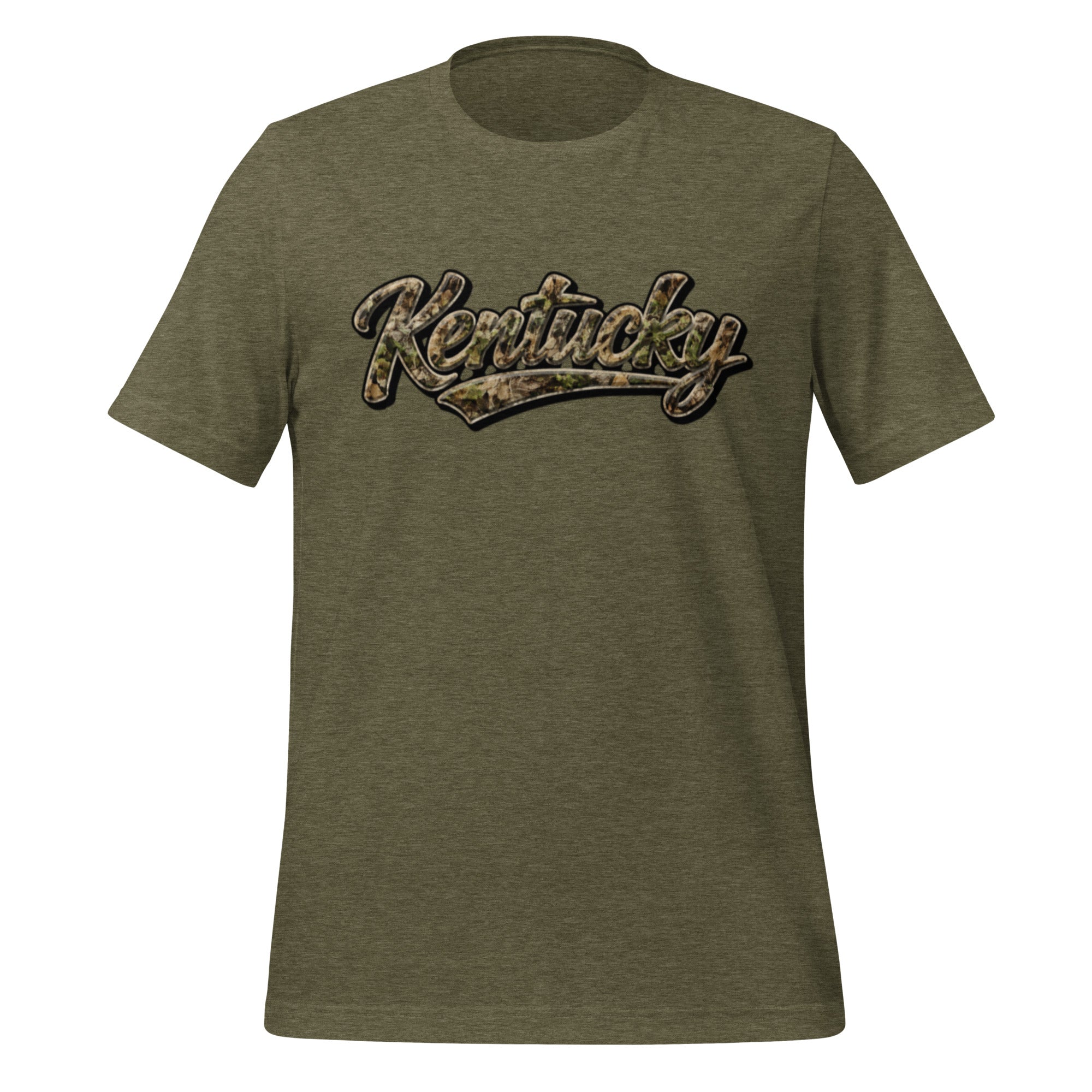 Kentucky Camo Shirt | Outdoor Script Design | Classic Cotton