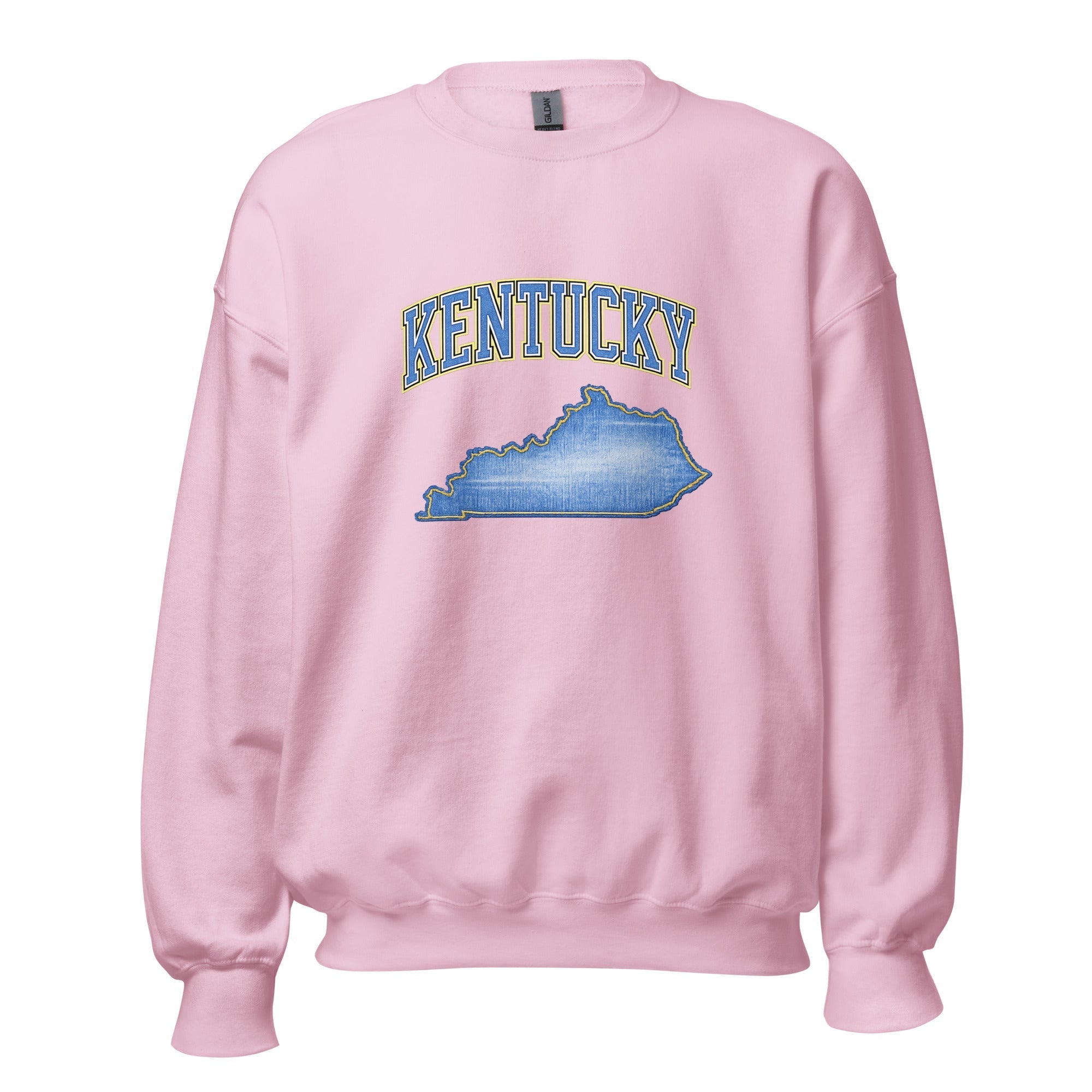 Kentucky State Sweatshirt | Denim Textured Design | Unisex Cotton Blend