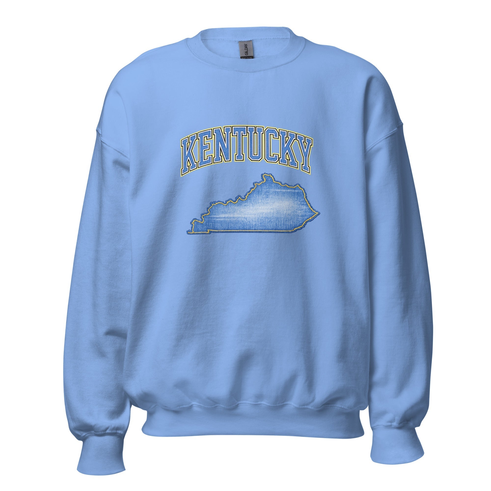 Kentucky State Sweatshirt | Denim Textured Design | Unisex Cotton Blend