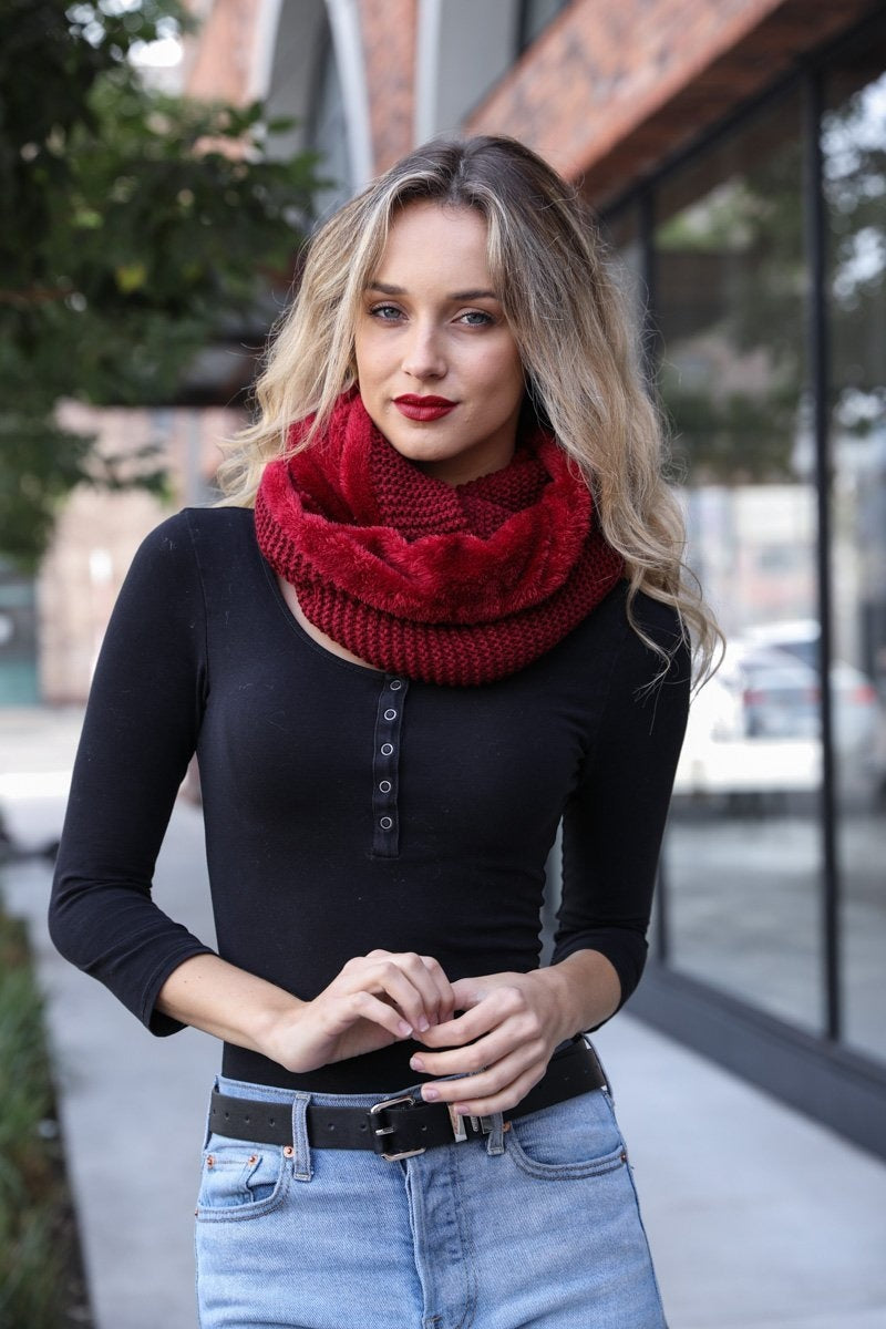 Knit Infinity Scarf