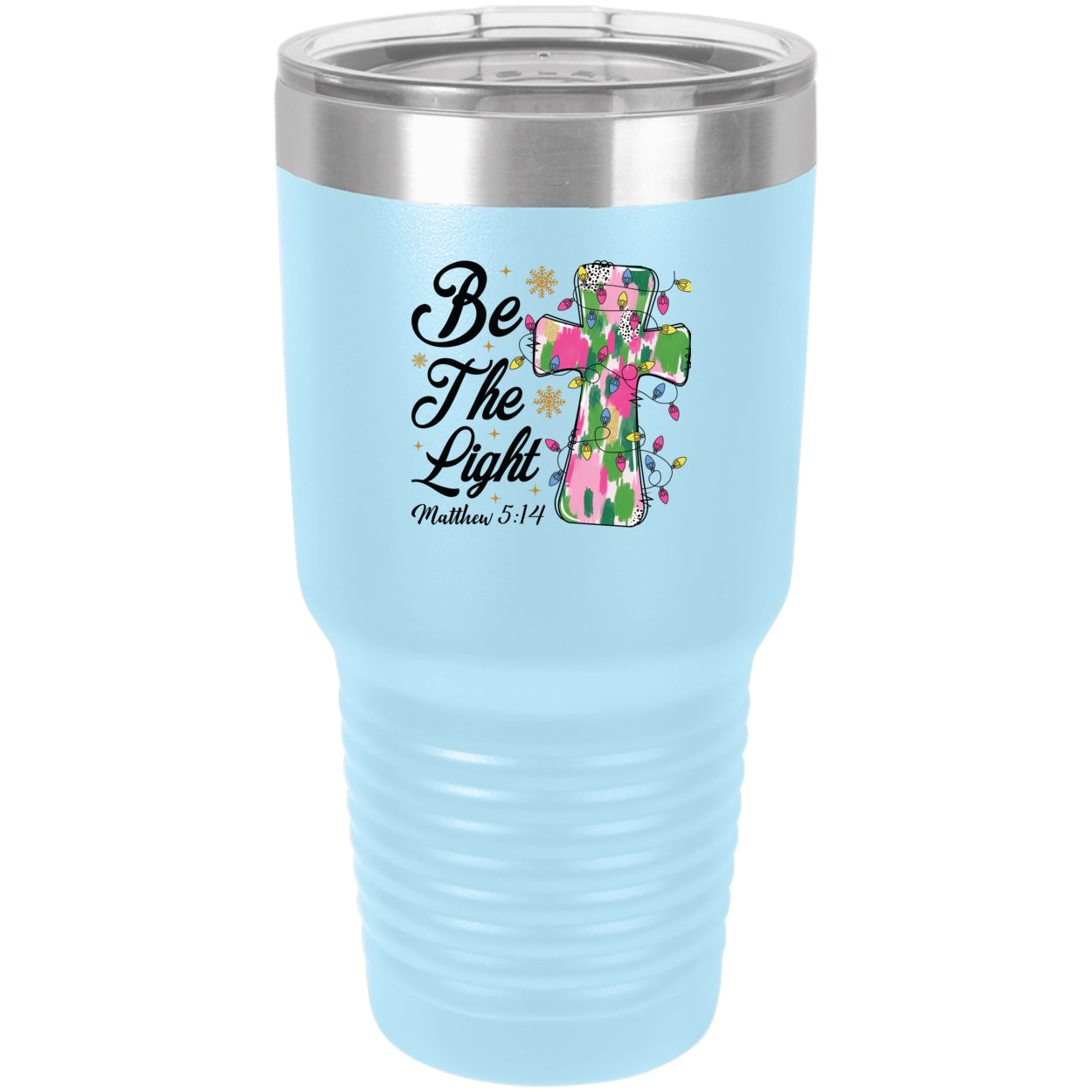Be the Light Polar Camel 30 oz. Vacuum Insulated Ringneck Tumbler with Clear Lid