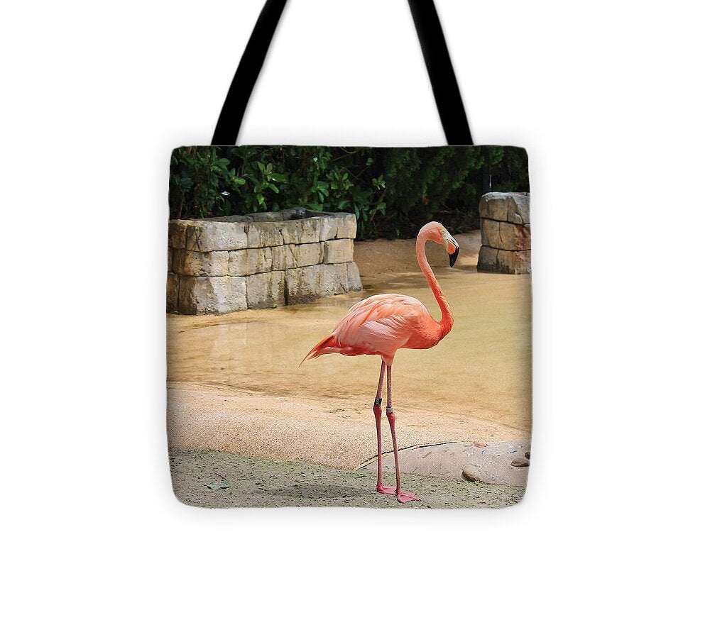 Flamingo at Sea World Park in Florida - Tote Bag