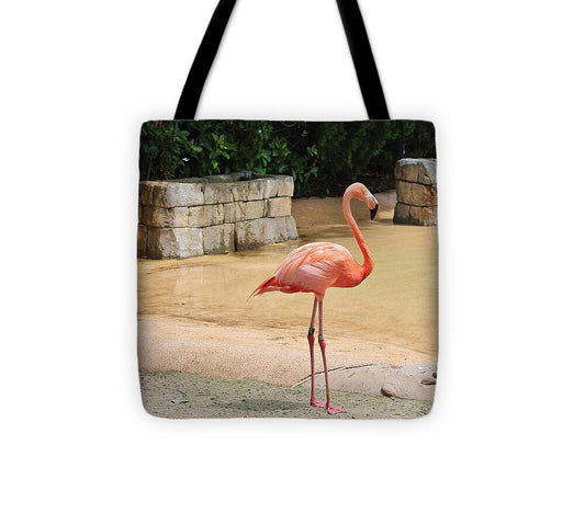 Flamingo at Sea World Park in Florida - Tote Bag