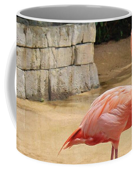 Flamingo at Sea World Park in Florida Coffee Mug