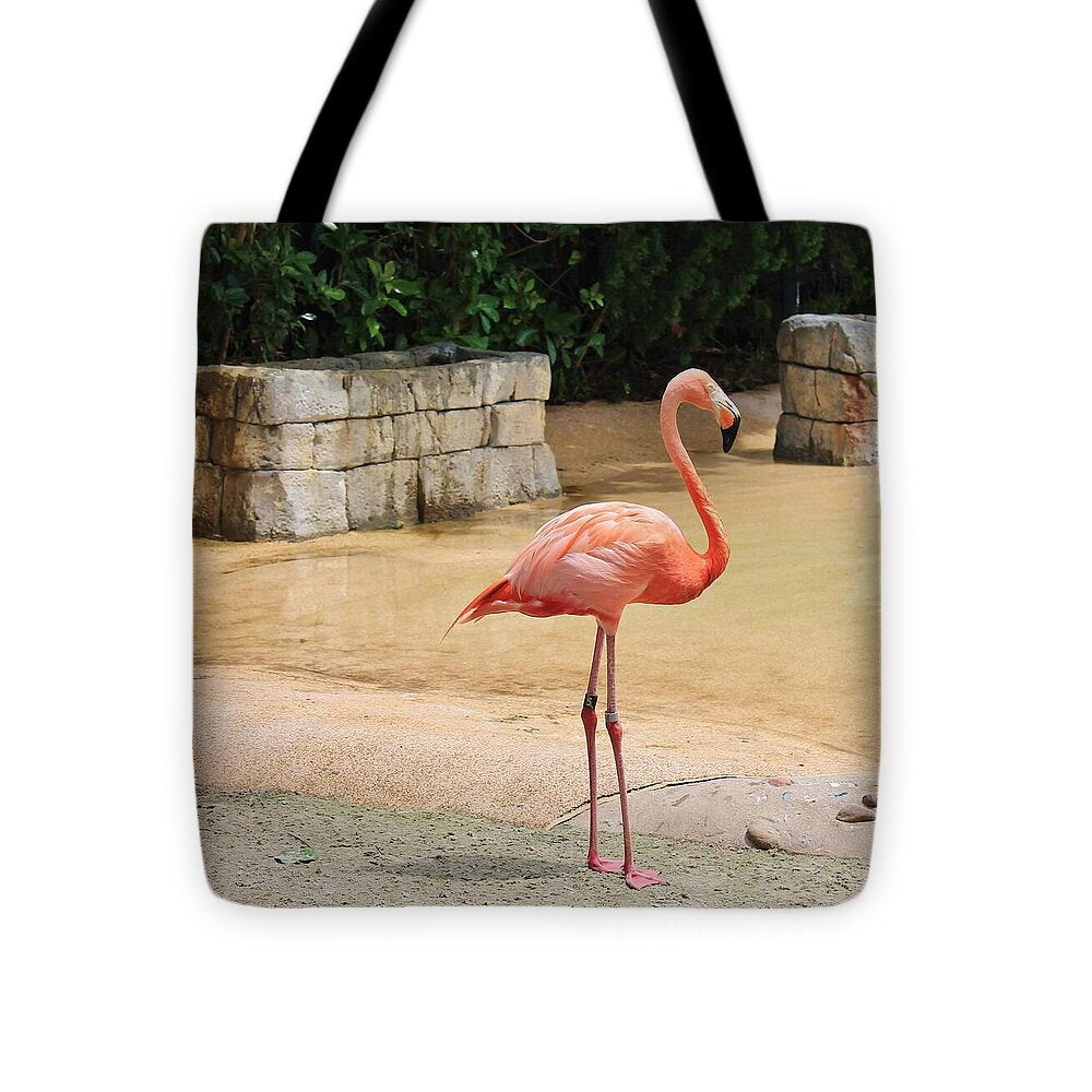 Flamingo at Sea World Park in Florida - Tote Bag