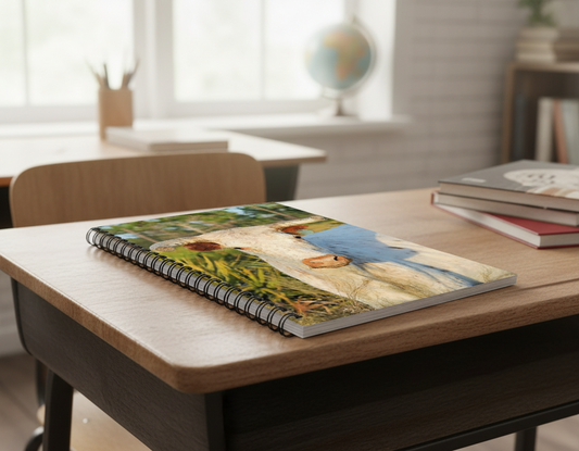 Majestic Horned Bull near Orlando Florida Spiral Notebook