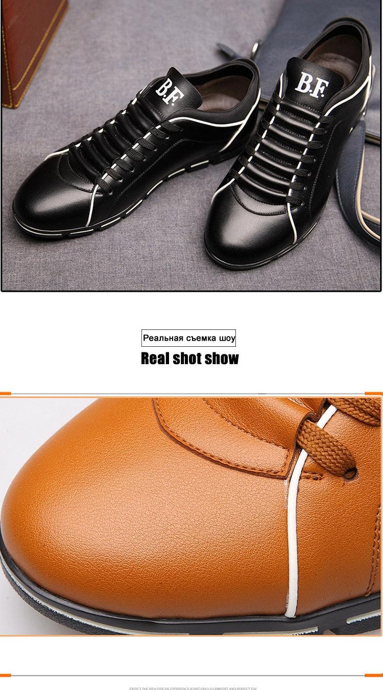 Men's Flat Round Toe Comfort Fashion Sneakers and Dress Shoes