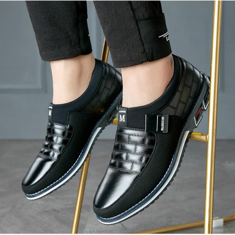 Men's Flat Round Toe Comfort Fashion Sneakers and Dress Shoes