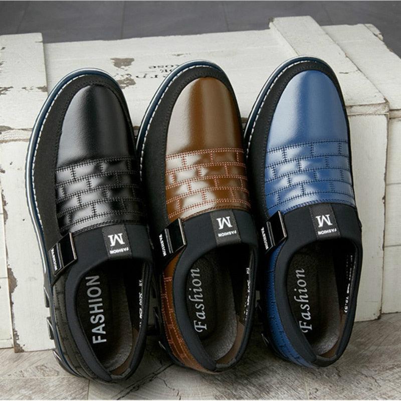 Men's Flat Round Toe Comfort Fashion Sneakers and Dress Shoes