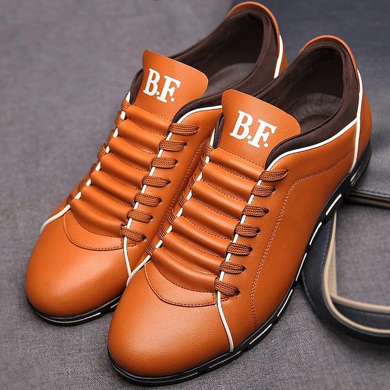 Men's Flat Round Toe Comfort Fashion Sneakers and Dress Shoes
