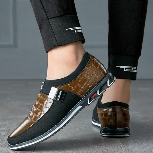 Men's Flat Round Toe Comfort Fashion Sneakers and Dress Shoes