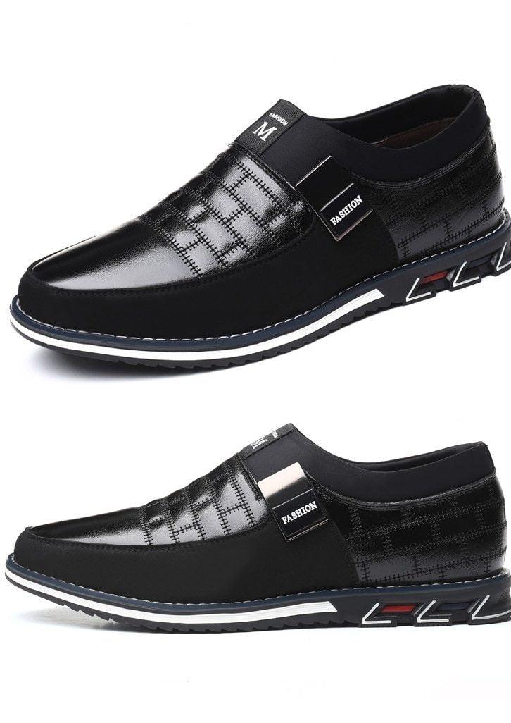 Men's Flat Round Toe Comfort Fashion Sneakers and Dress Shoes
