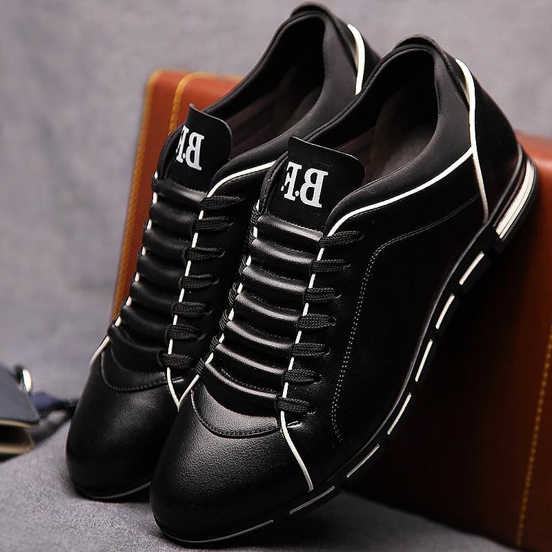 Men's Flat Round Toe Comfort Fashion Sneakers and Dress Shoes