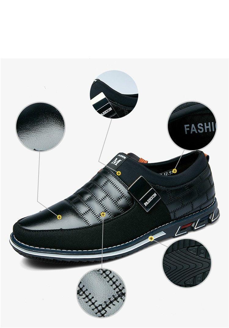 Men's Flat Round Toe Comfort Fashion Sneakers and Dress Shoes
