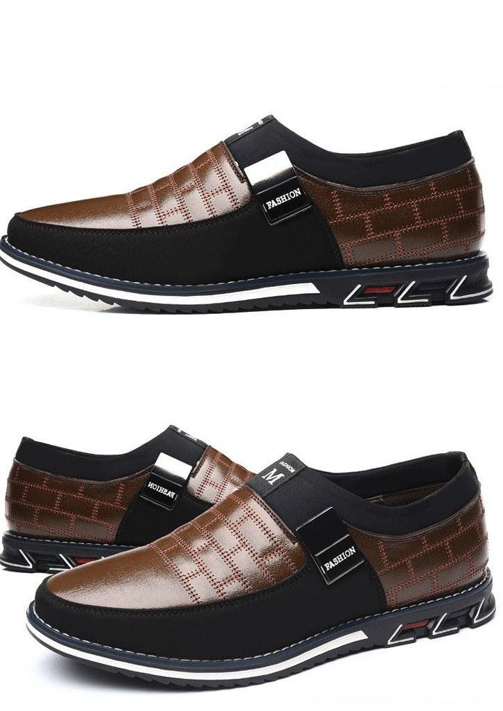 Men's Flat Round Toe Comfort Fashion Sneakers and Dress Shoes