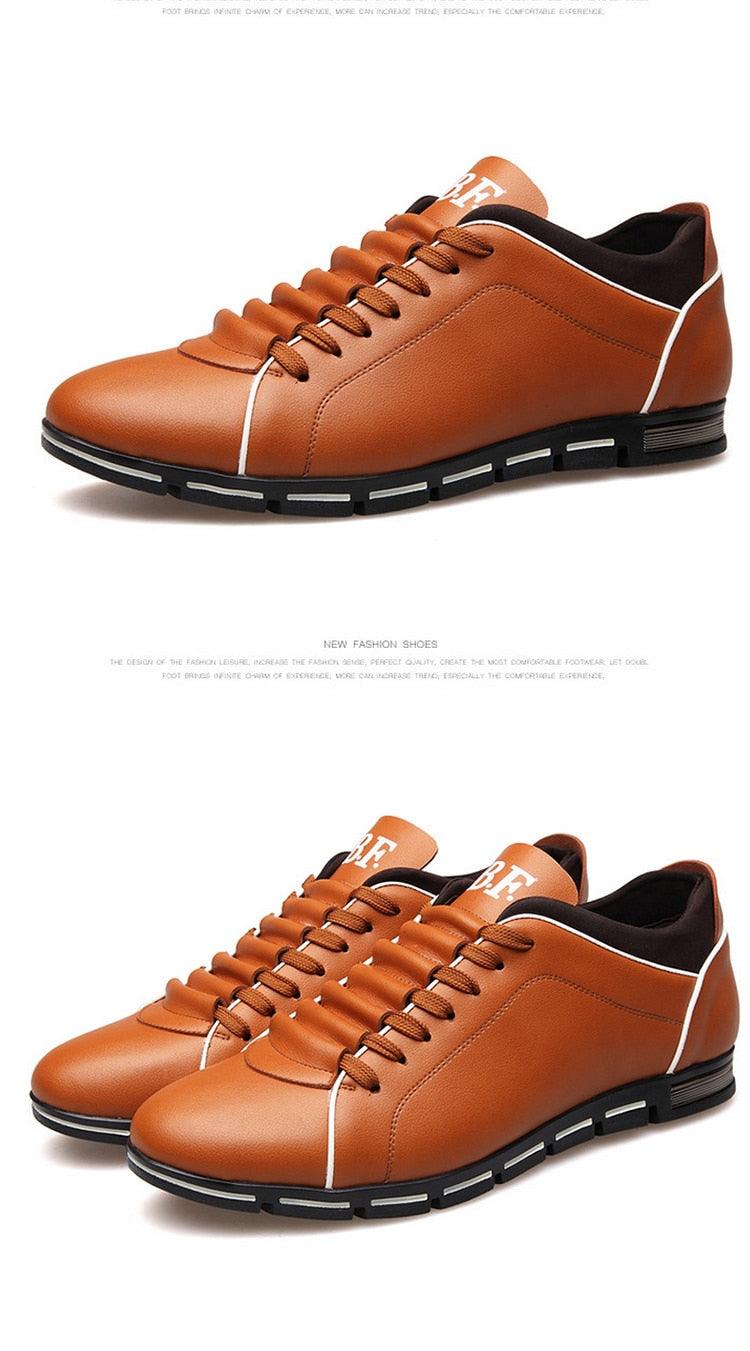 Men's Flat Round Toe Comfort Fashion Sneakers and Dress Shoes