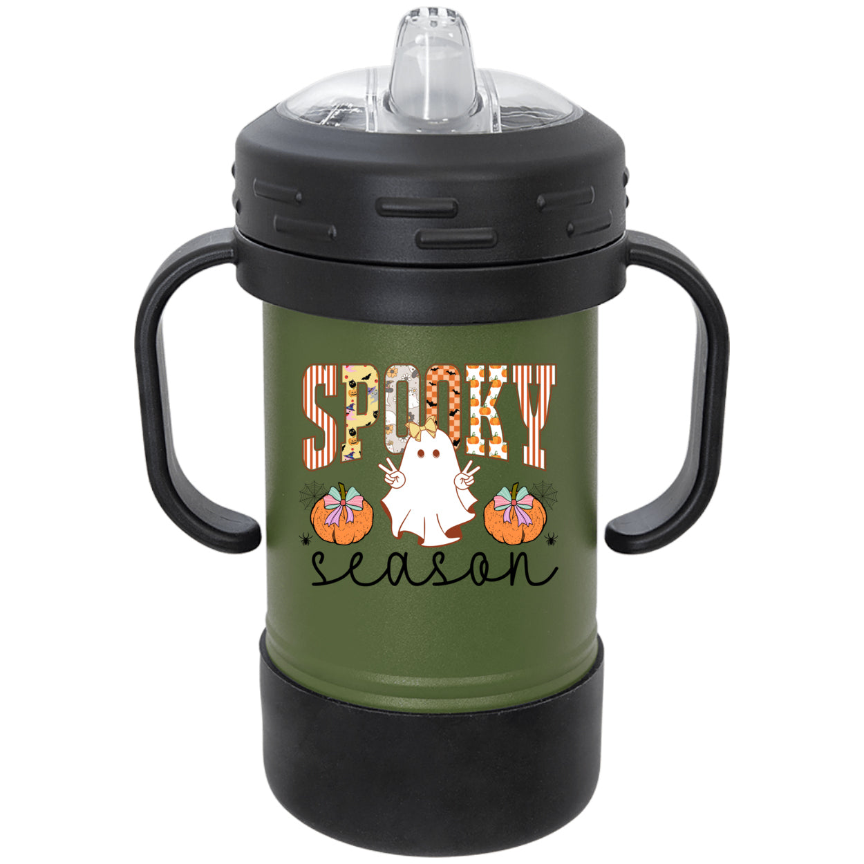 Spooky Season Halloween Ghost Polar Camel 10 oz Sippy Cup