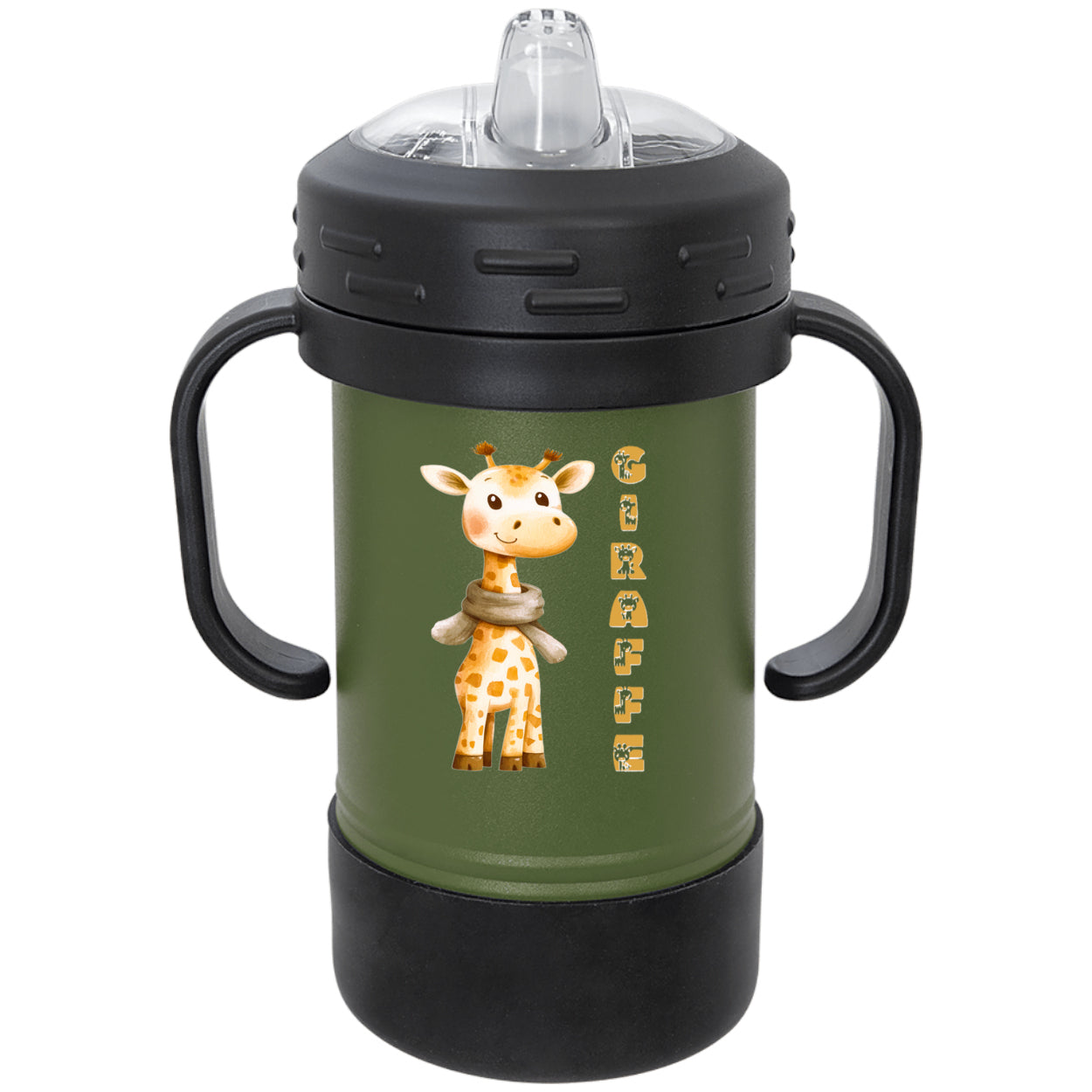 Tall Giraffe Polar Camel 10 oz Sippy Cup