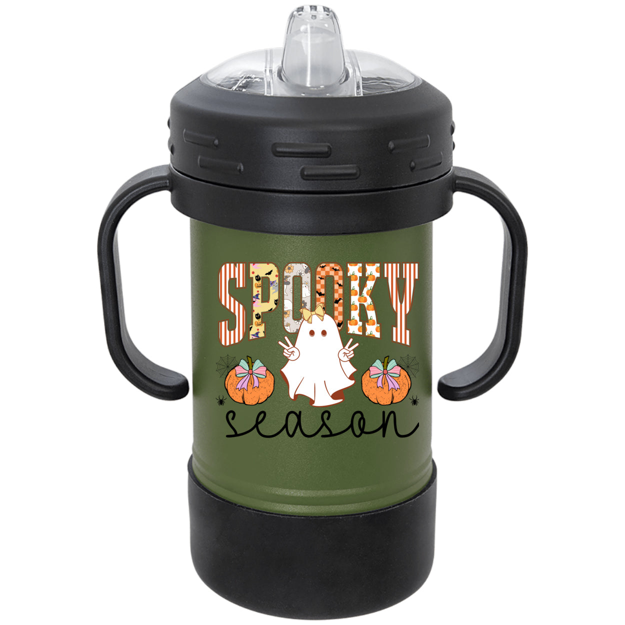 Spooky Season Halloween Ghost Polar Camel 10 oz Sippy Cup