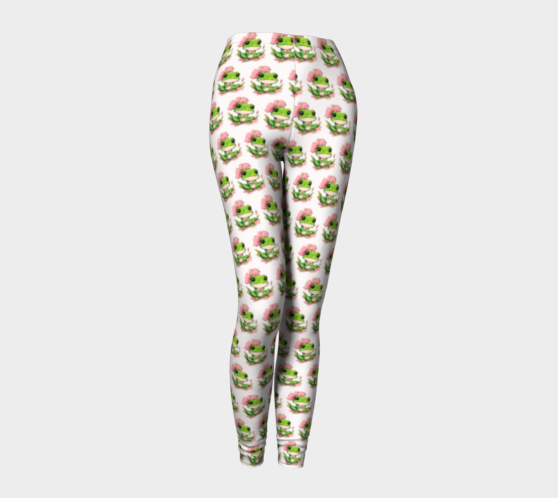 Frog on Lily Pad Leggings