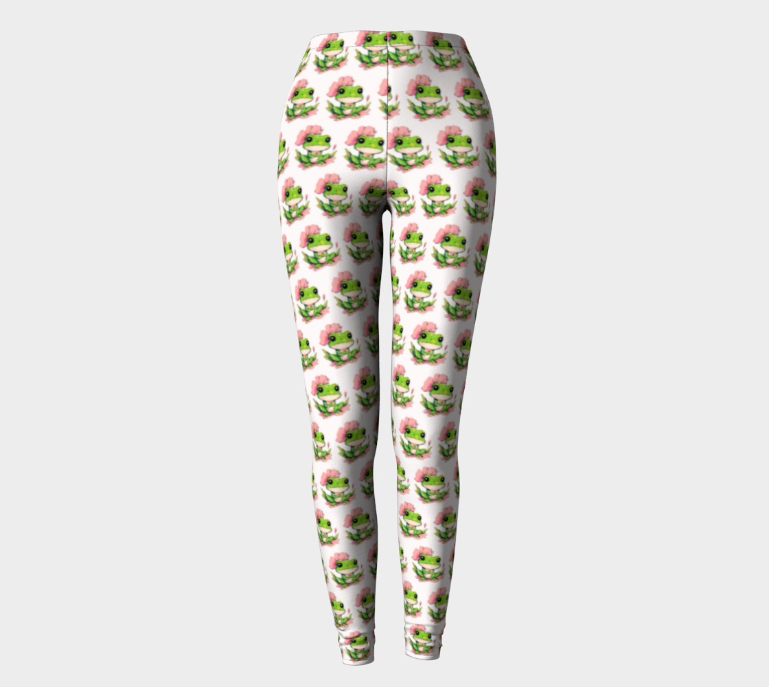 Frog on Lily Pad Leggings