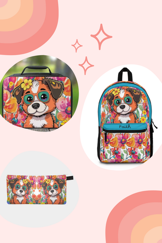 Whimsical Dog Backpack Bundle