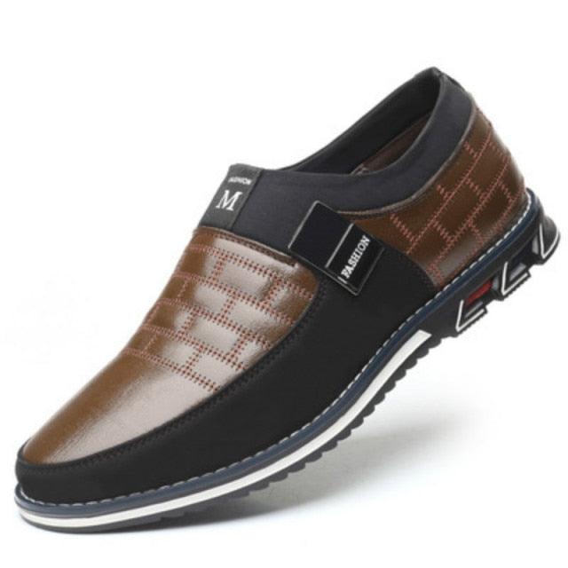 Men's Flat Round Toe Comfort Fashion Sneakers and Dress Shoes