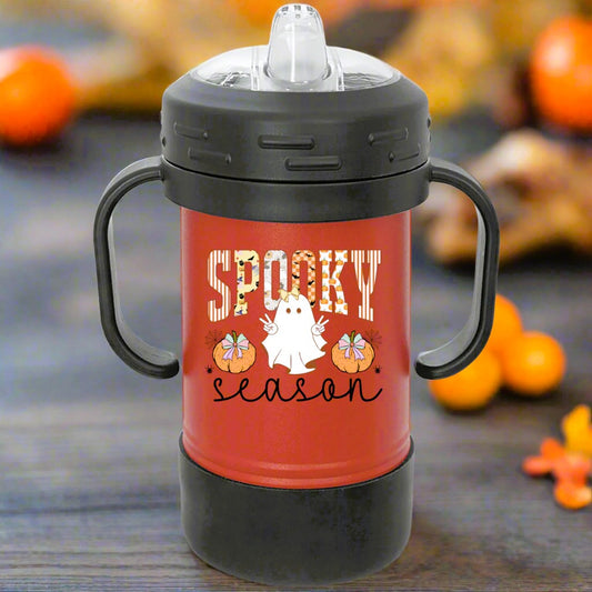 Spooky Season Halloween Ghost Polar Camel 10 oz Sippy Cup