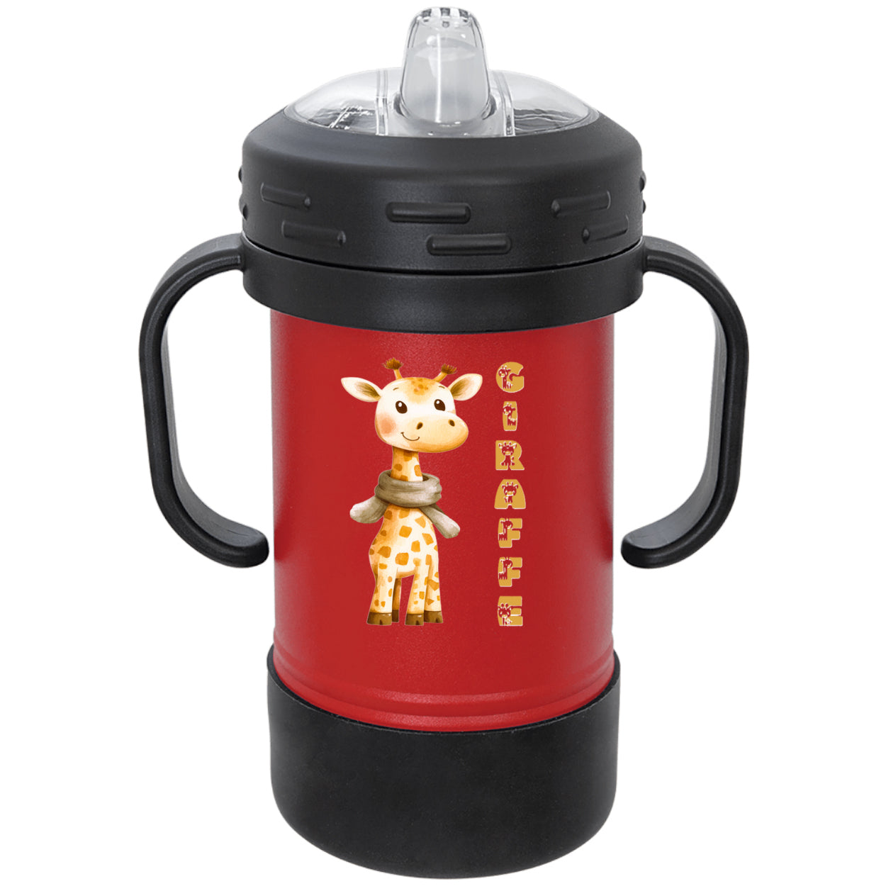 Tall Giraffe Polar Camel 10 oz Sippy Cup