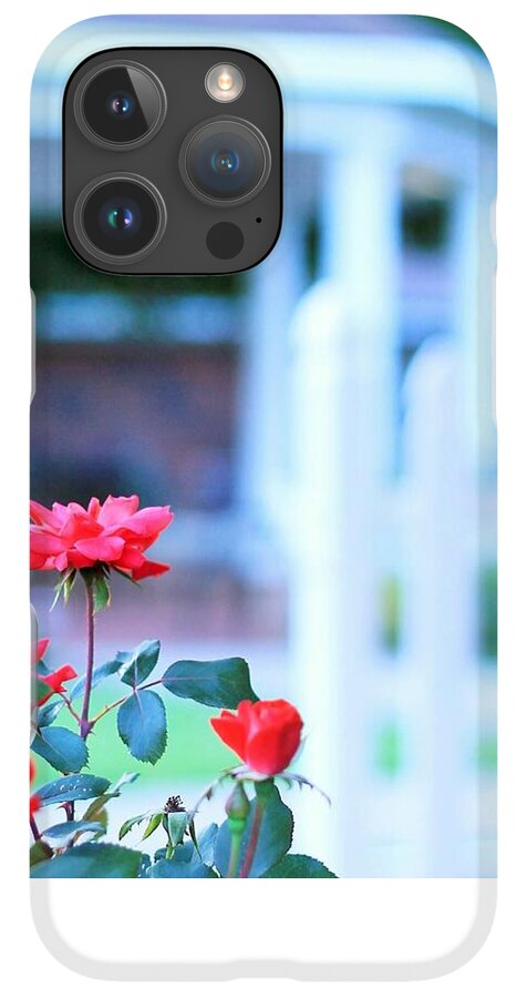 Red Flowers in Bloom - Phone Case