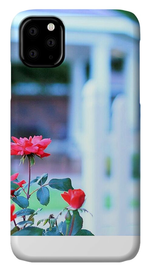 Red Flowers in Bloom - Phone Case