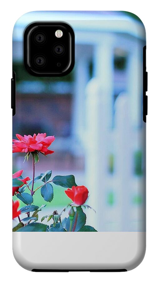 Red Flowers in Bloom - Phone Case