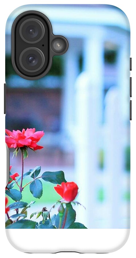Red Flowers in Bloom - Phone Case