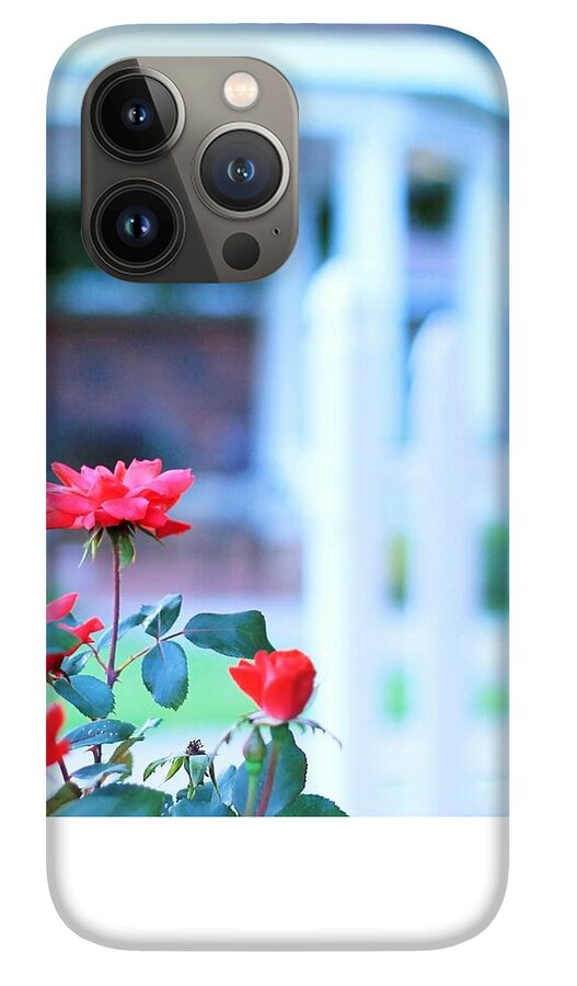 Red Flowers in Bloom - Phone Case