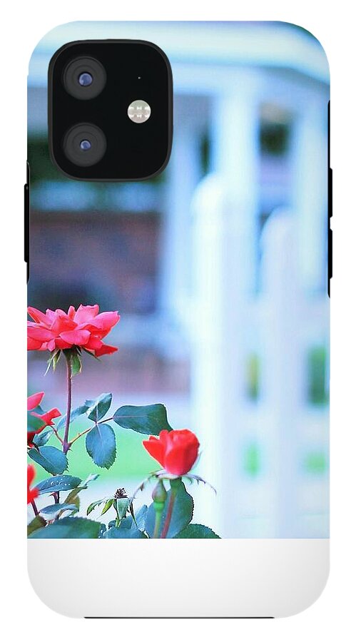 Red Flowers in Bloom - Phone Case