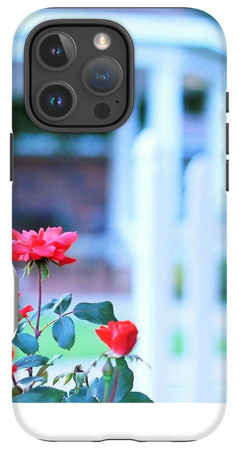 Red Flowers in Bloom - Phone Case