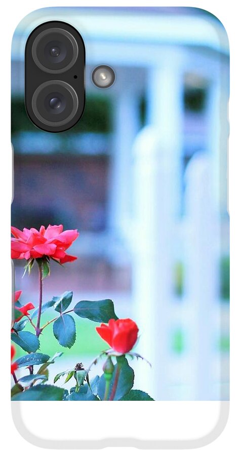 Red Flowers in Bloom - Phone Case
