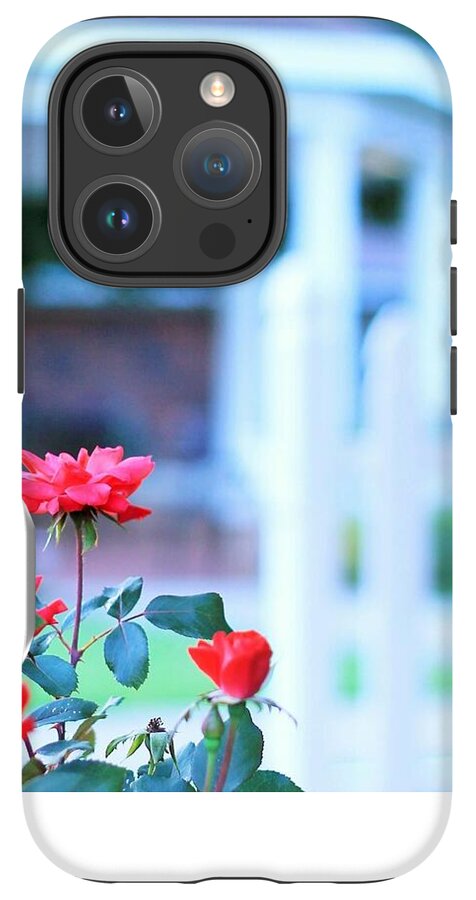 Red Flowers in Bloom - Phone Case