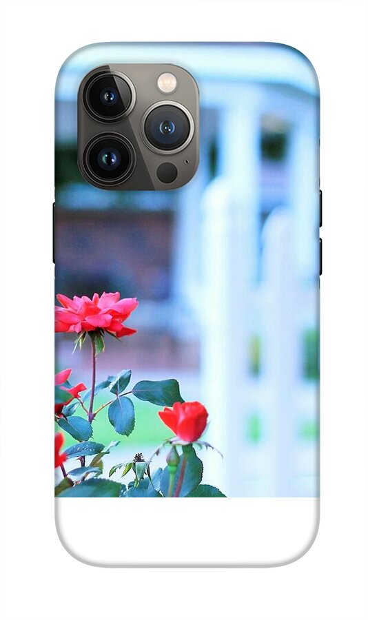 Red Flowers in Bloom - Phone Case