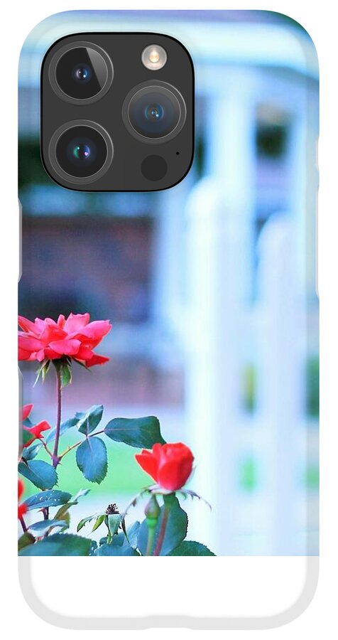 Red Flowers in Bloom - Phone Case